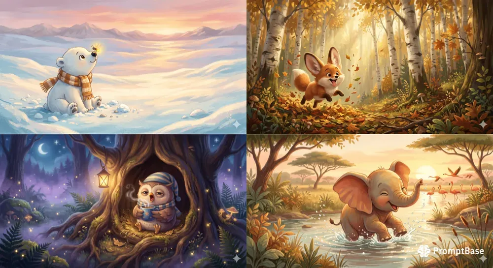 Dreamy Nature Animal Scenes