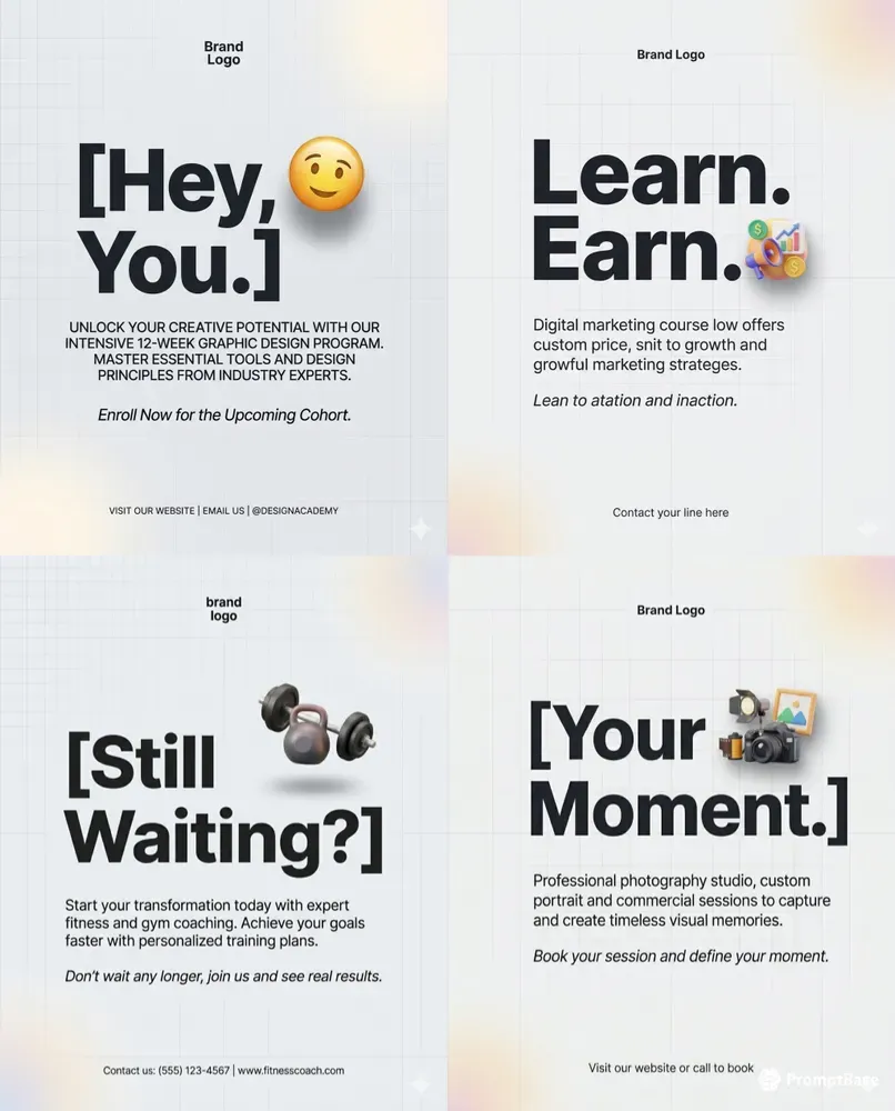 Modern Business Ad Posters