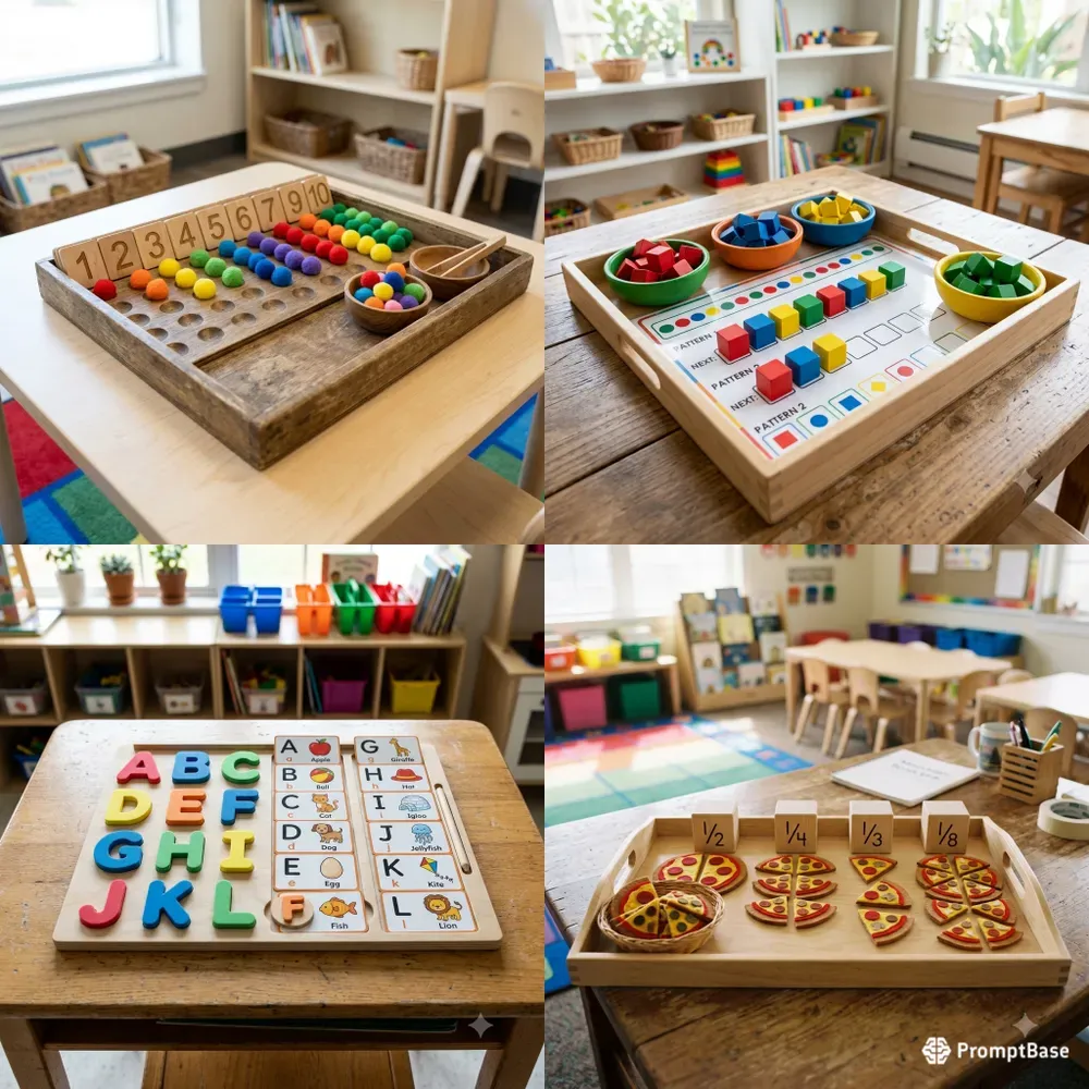 Classroom Manipulative Activity Tray Builders