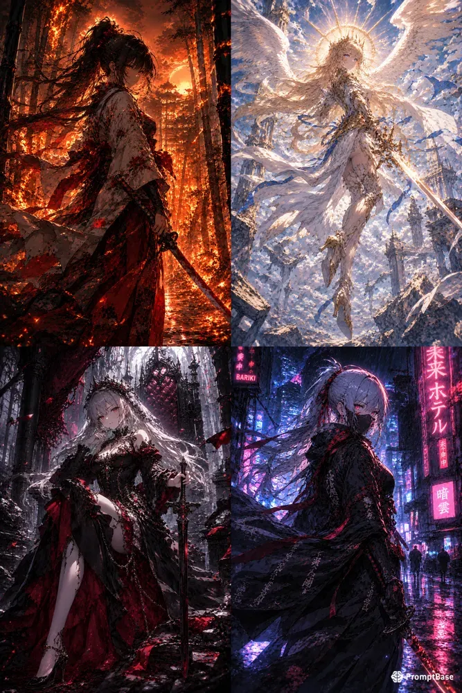 Anime Key Visual Templates