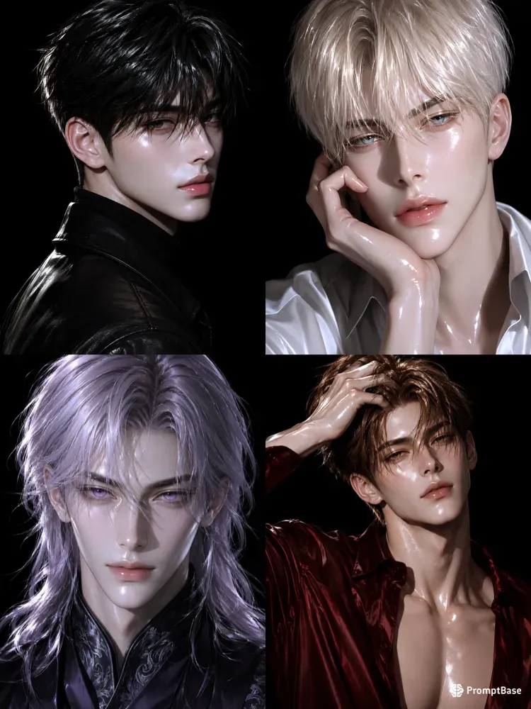 3d Glass Skin Male Manhwa Characters