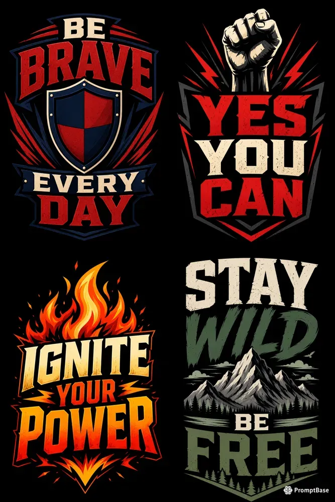 Bold Motivational Printondemands