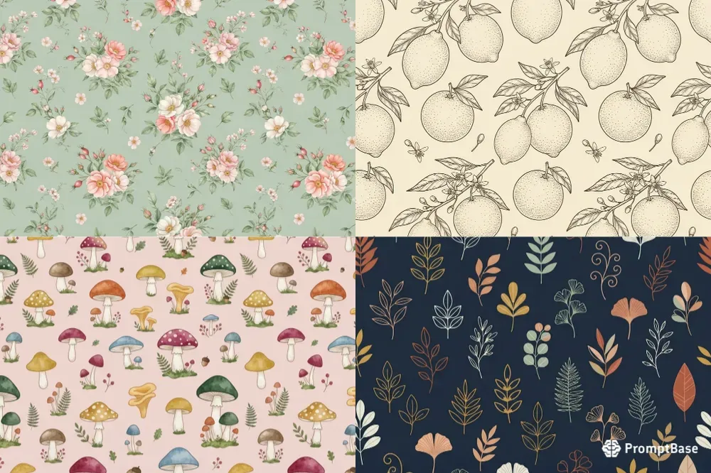 Seamless Aesthetic Pattern Generator