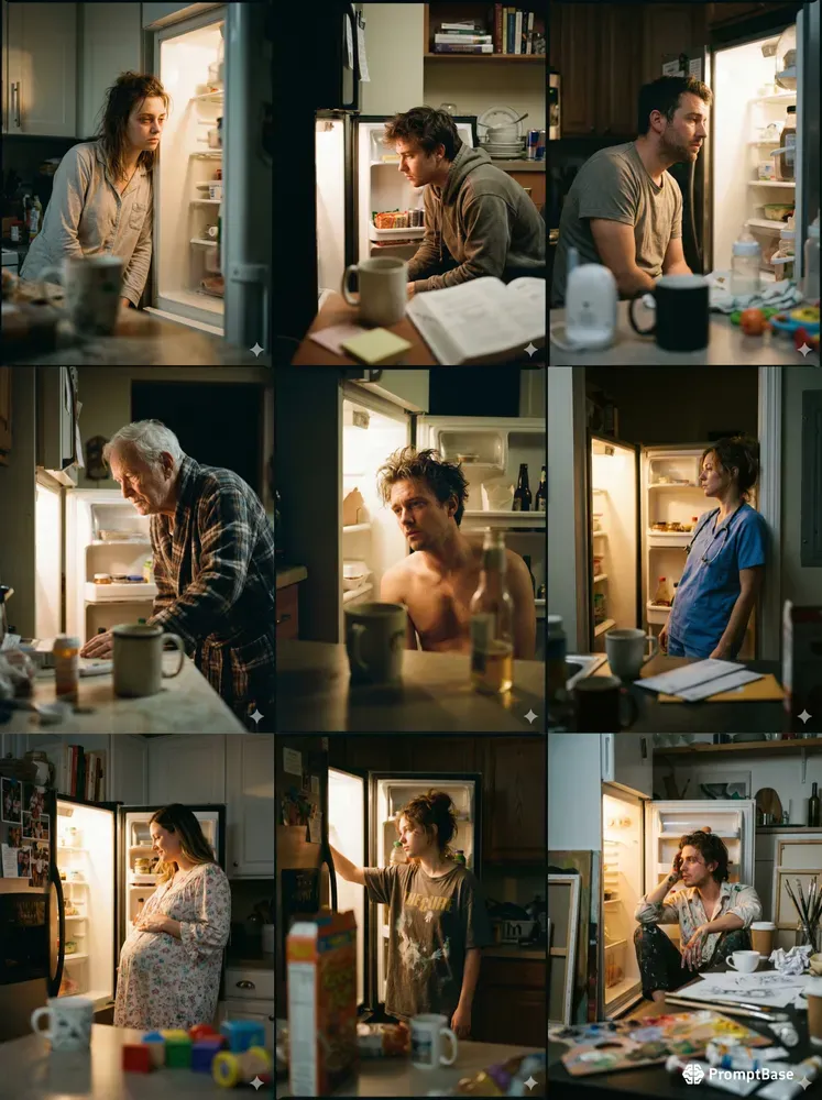 Cinematic Fridge Light Portraits
