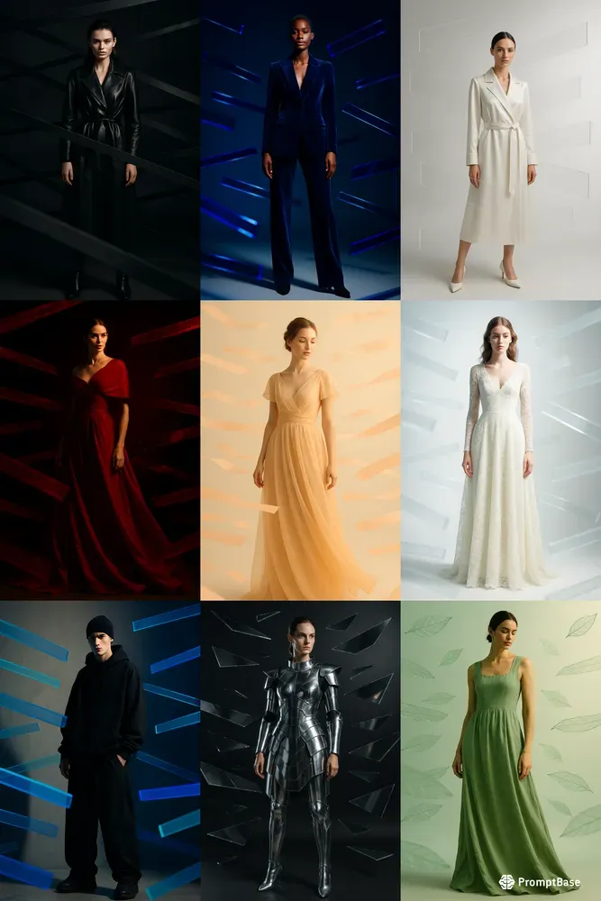 Cinematic Studio Fashion Photography