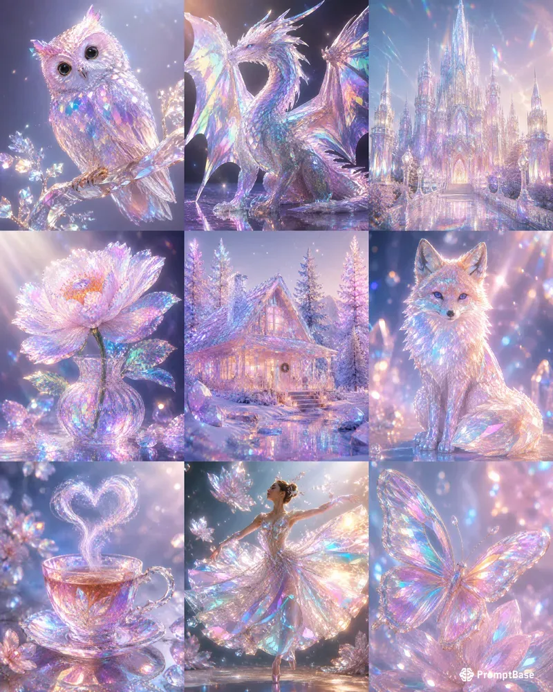 Iridescent Crystal Fantasies