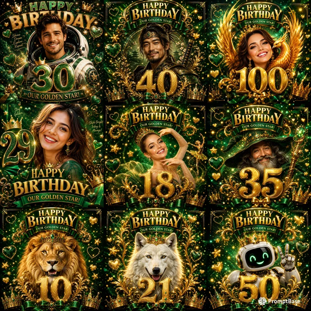 Vibrant Celebration Portrait Posters
