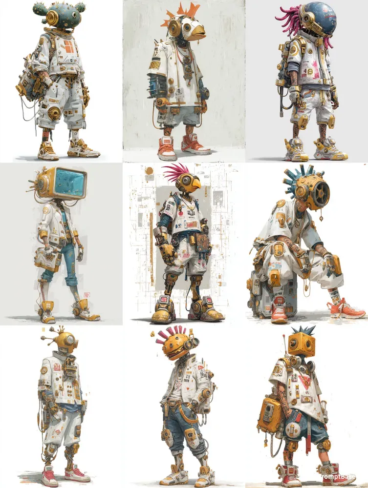 Anthro Cyborg RPG Characters