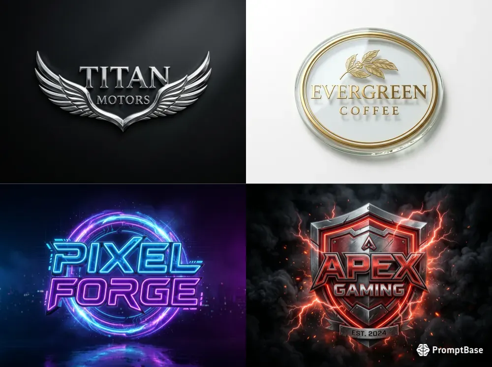 Premium 3D Logo Generator Cinematic