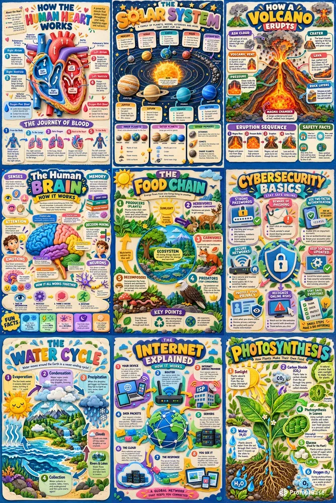 Tactile Learning Infographic Posters