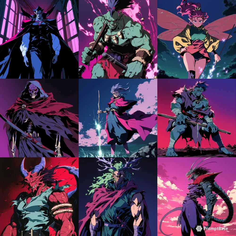 Dynamic Game Character Concepts