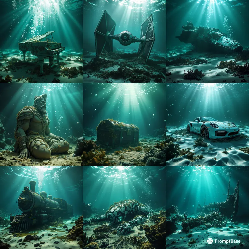 Underwater Depth Cinematic Photography