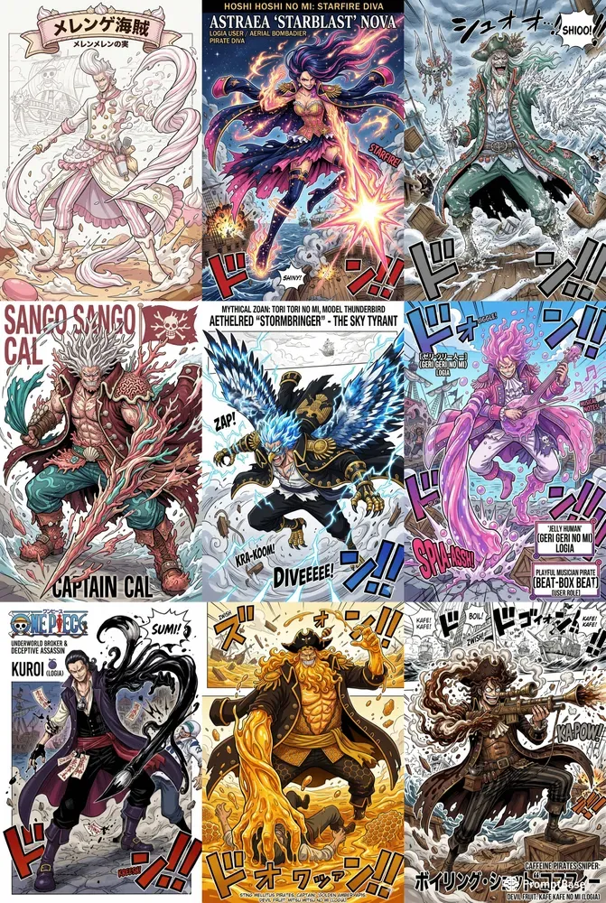 Your Own One Piece Devil Fruit Characters