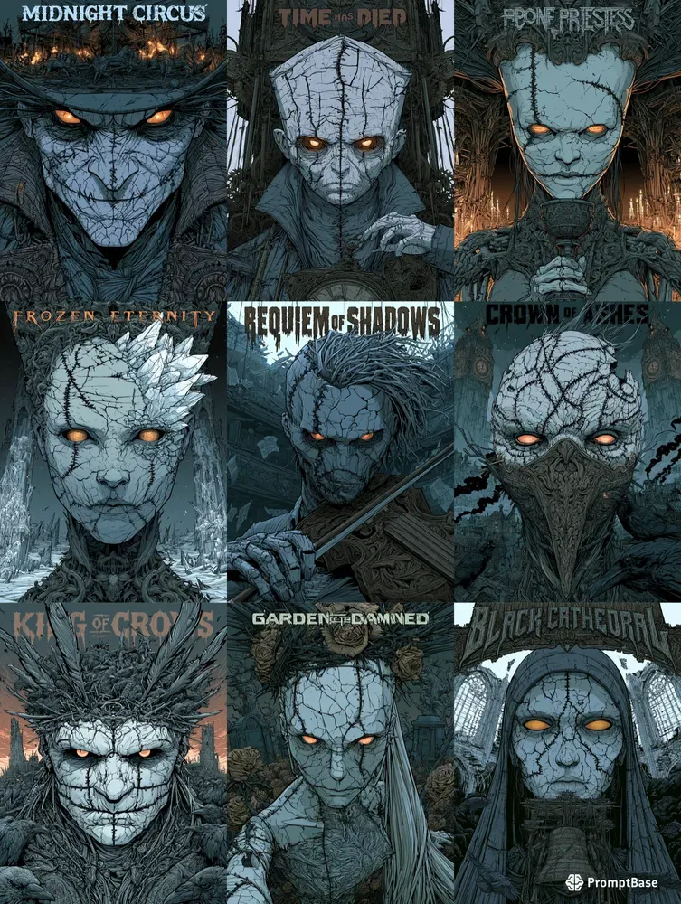 Haunted Puppet Monster Poster Designs