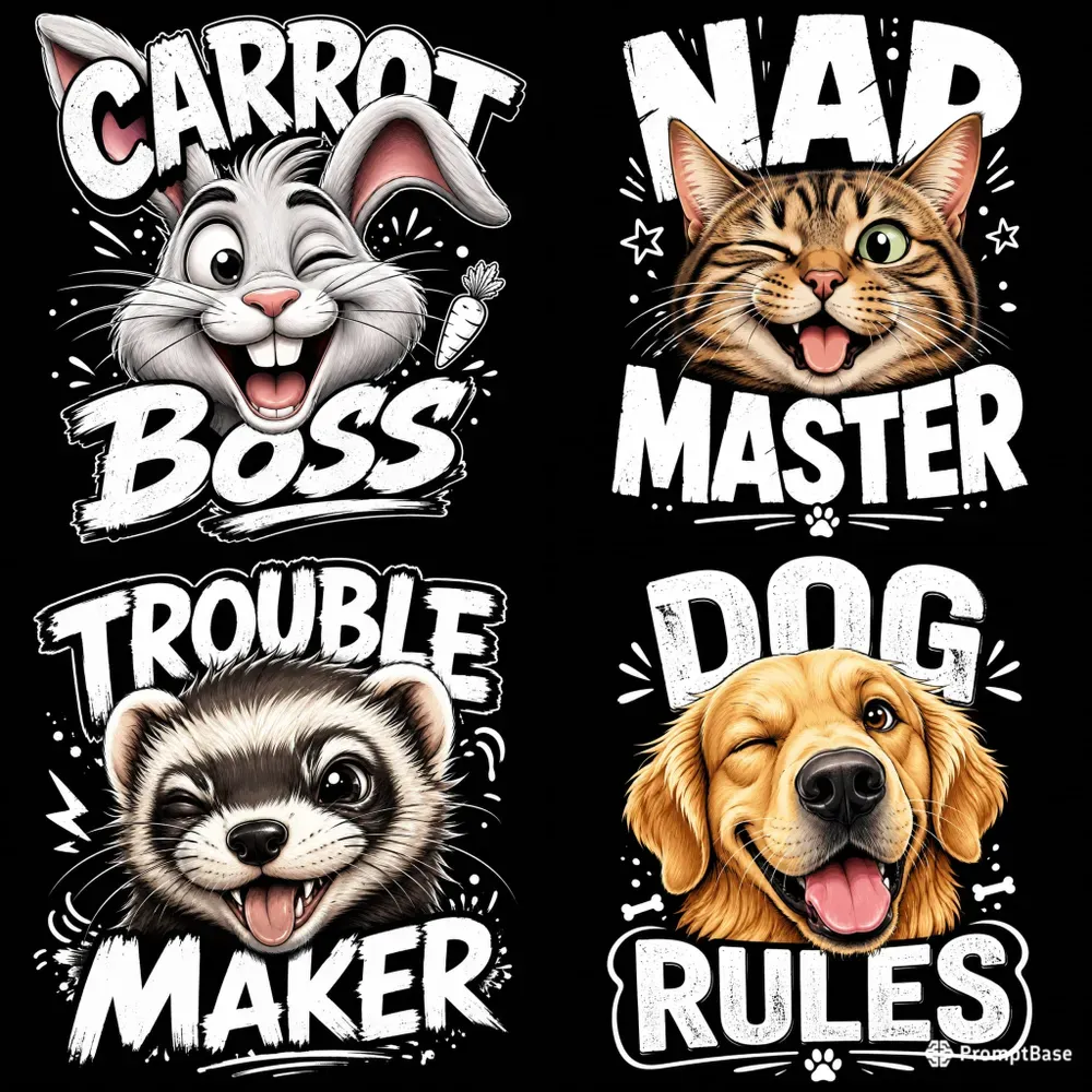 Funny Pet Quote Tshirt Design Makers