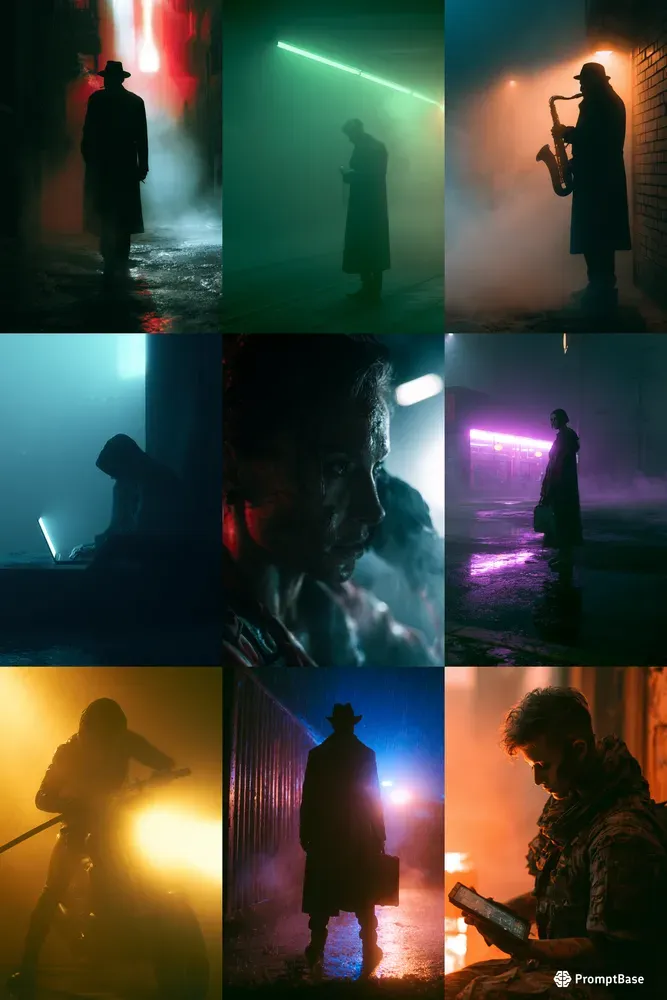 Cinematic Neo Noir Vignettes