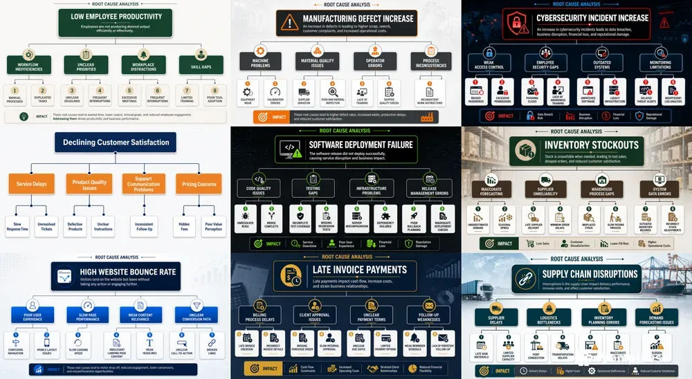 Root Cause Analysis Infographics
