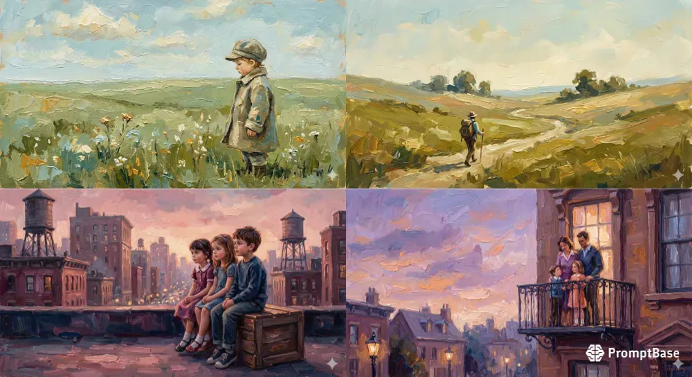 Painterly Storybook Illustrations