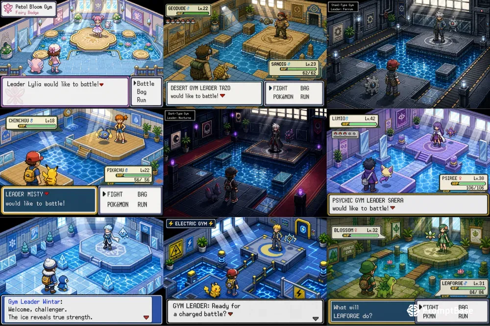 Nintendo Ds Gym Battle Screenshots