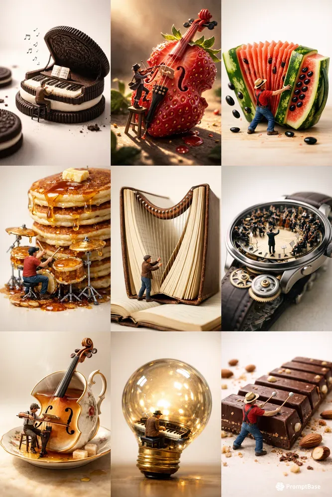 Tiny Musicians In Giant Worlds