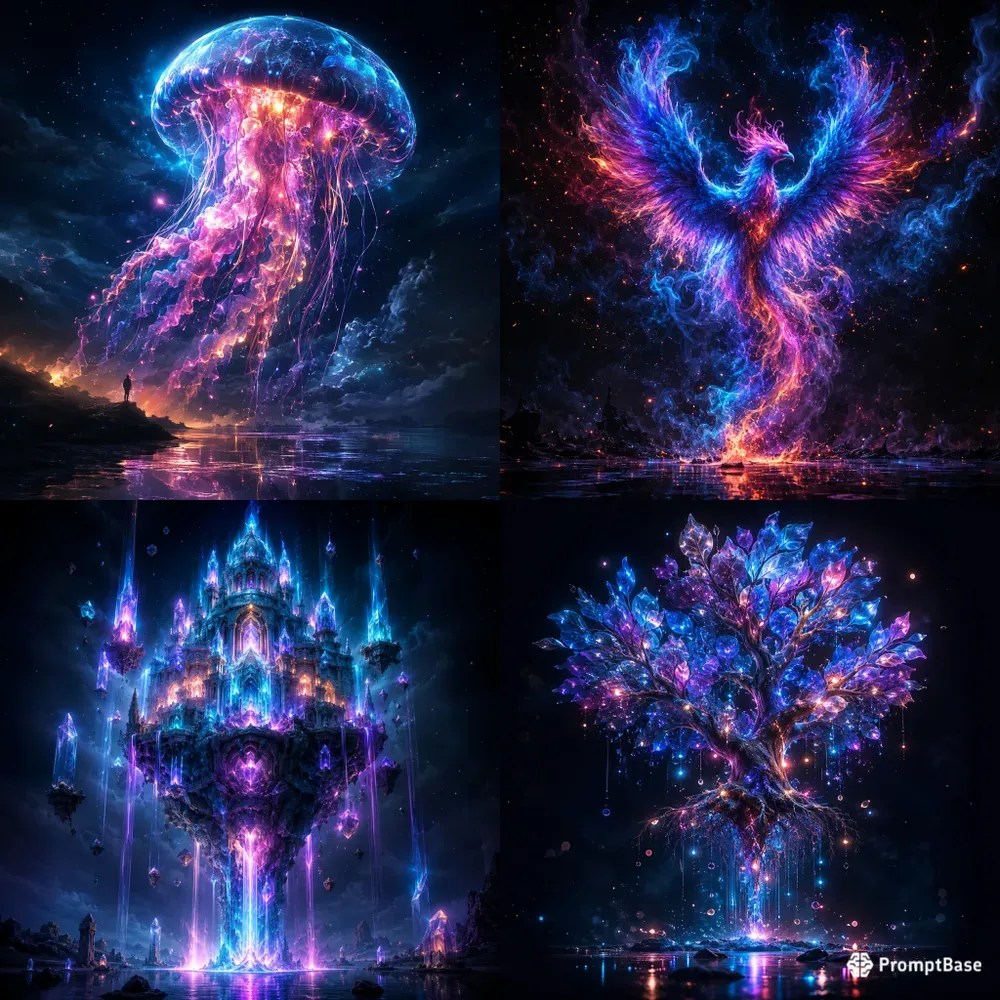 Neon Dreamscape Atmospheres