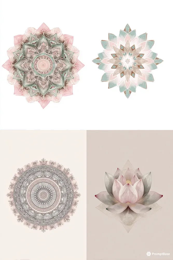 Minimalist Mandala Art