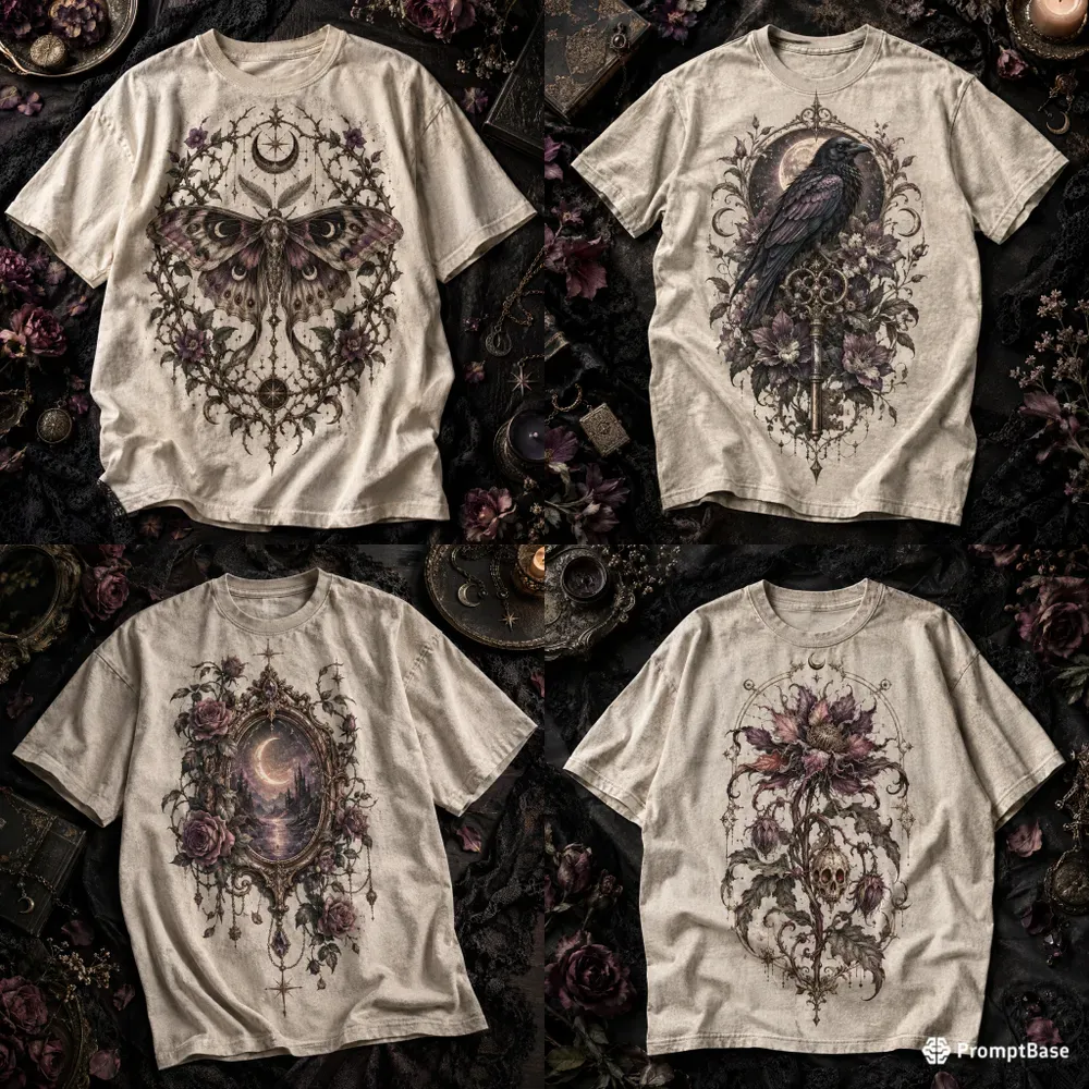 Dark Romantic Tee Art