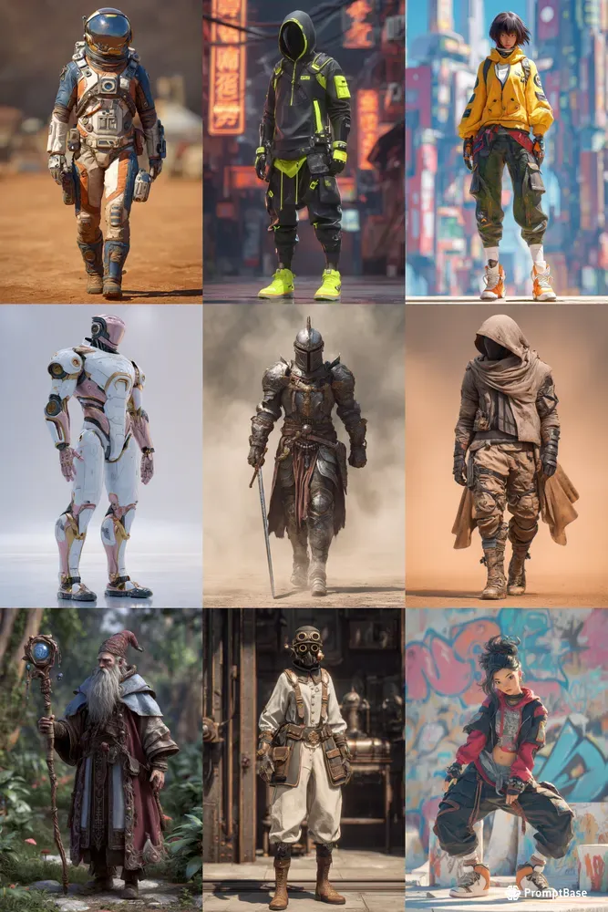 Stylish 3D Character Avatars