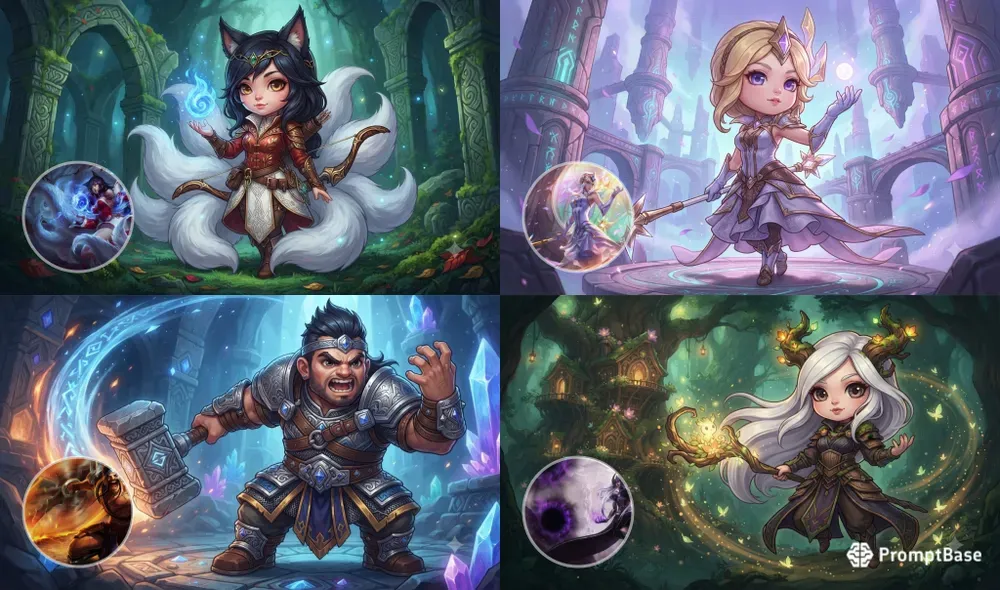 Epic Fantasy Chibi Heroes