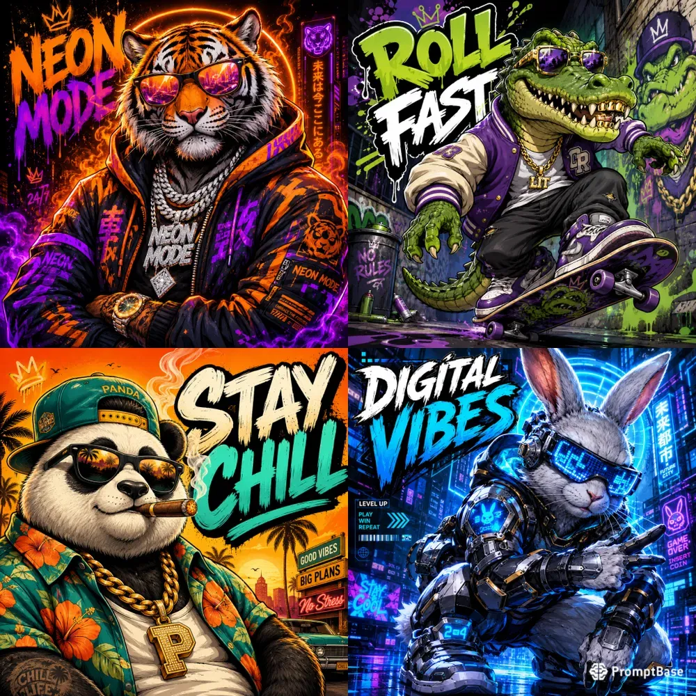 Urban Cartoon Vibes Packs 24