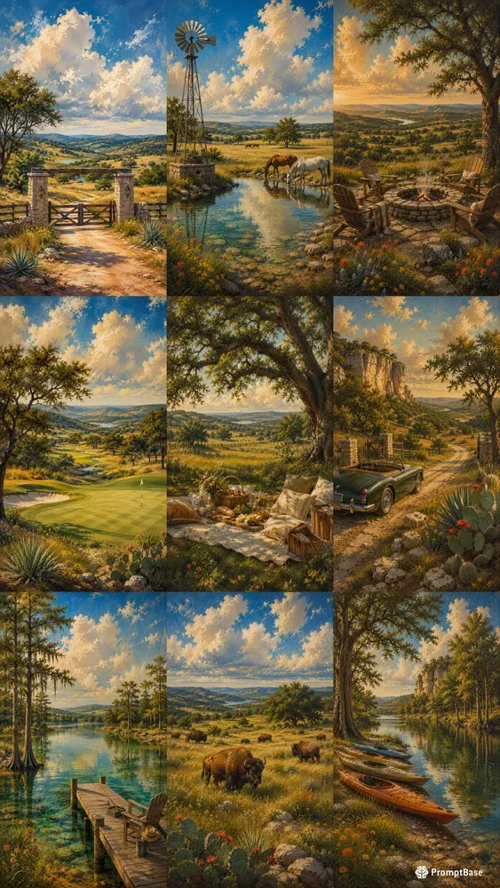 Acrylic Summer In Texas Reserves