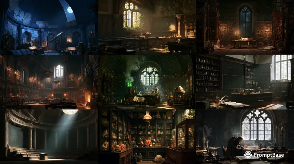 Dark Academia Art Generator