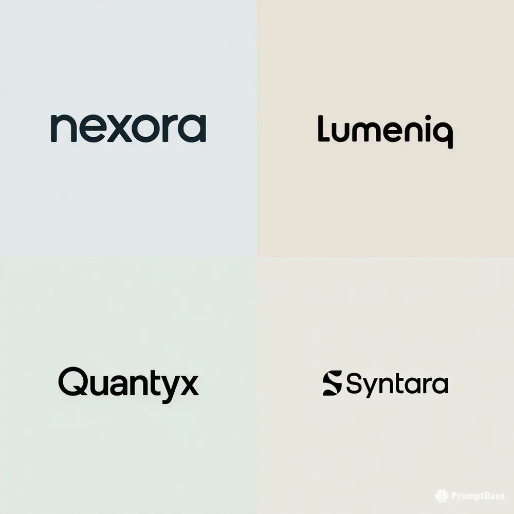 Modern Tech Startup Logos