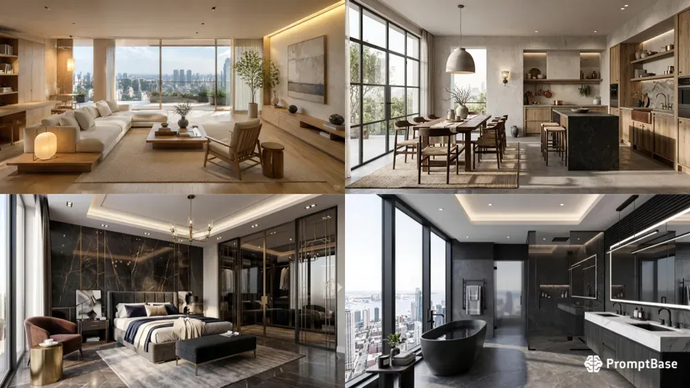 Luxury Apartment Interior Renders