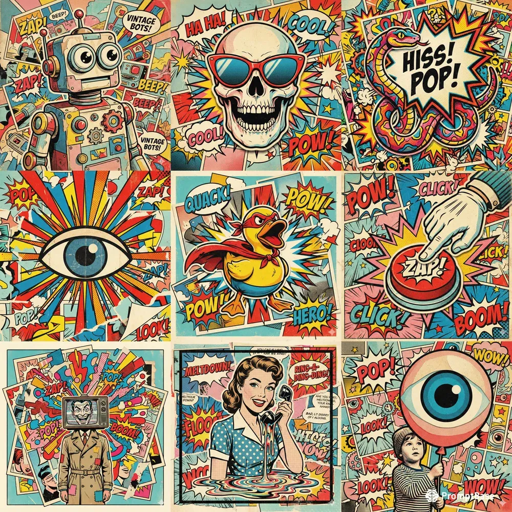 Surreal Pop Collages