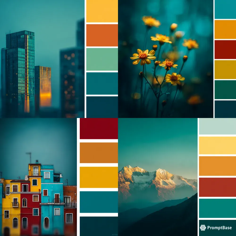 Photography With Color Palettes