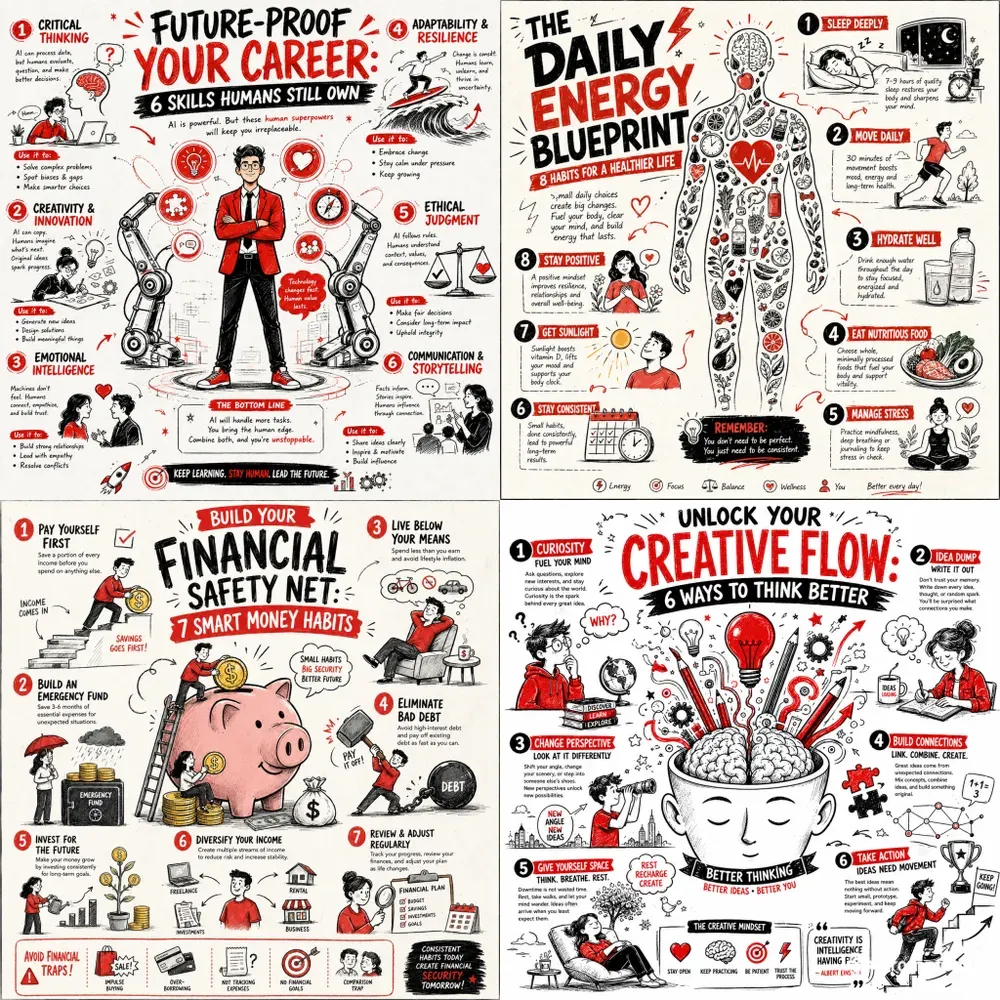 Handdrawn Infographic Guides