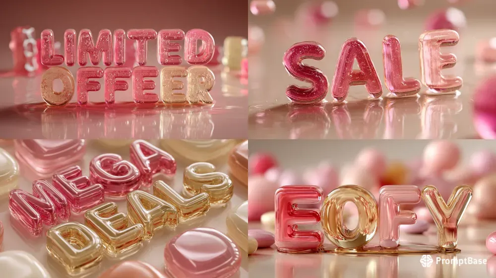Jelly Gel Typography