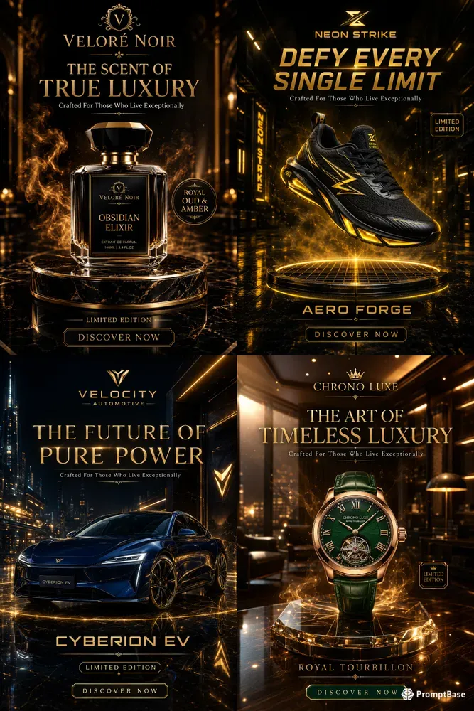 Ultrapremium Luxury Perfume Commercials