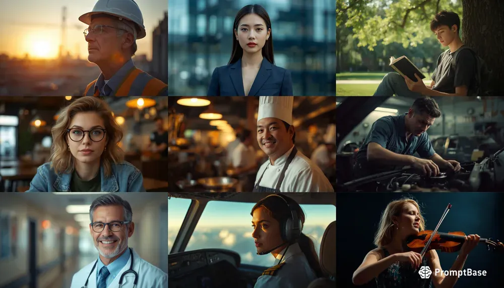 Cinematic Stock Portraits