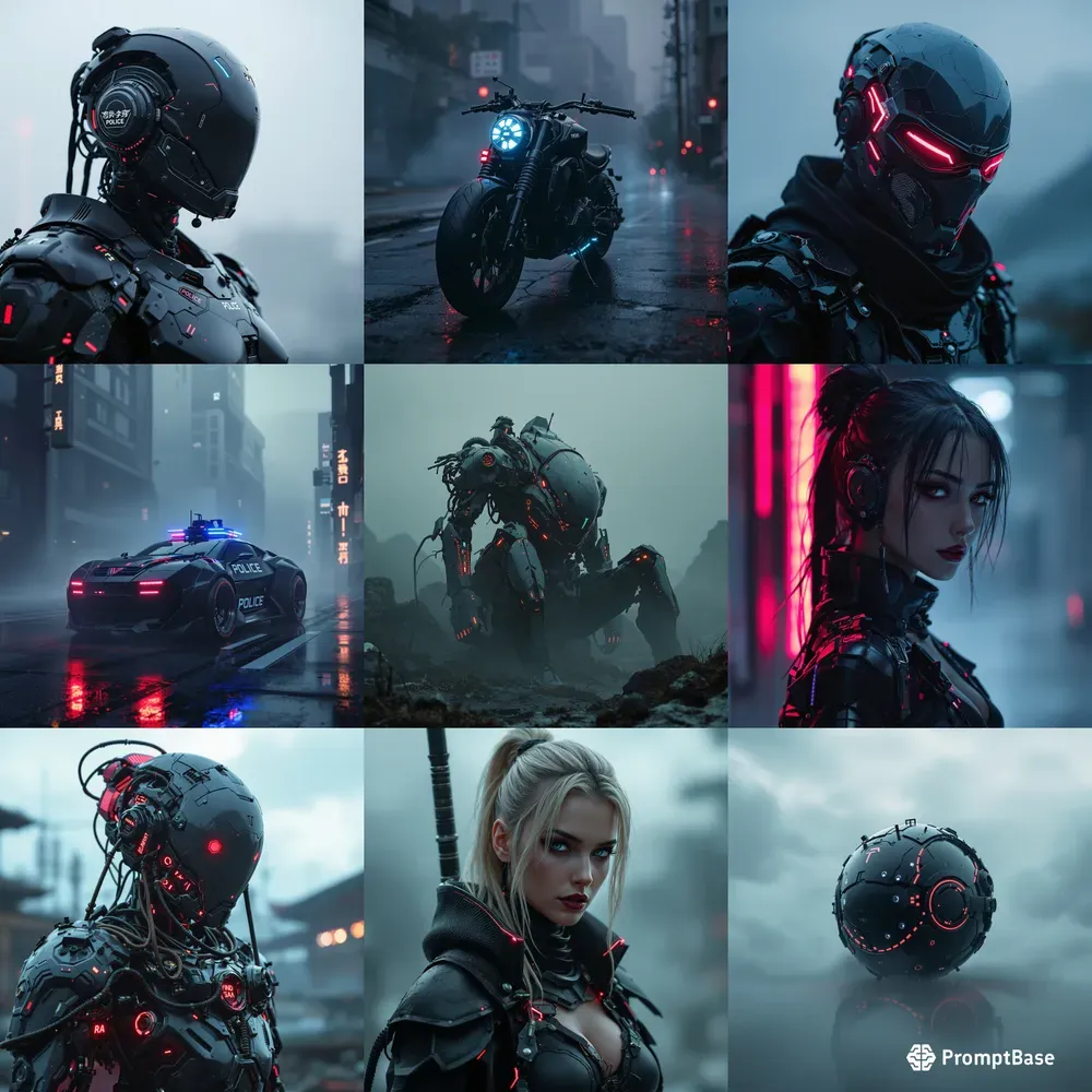 Futuristic Cyberpunk Scifi Designs