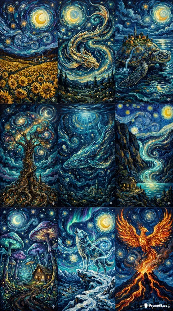 Van Gogh Starry Masterpieces