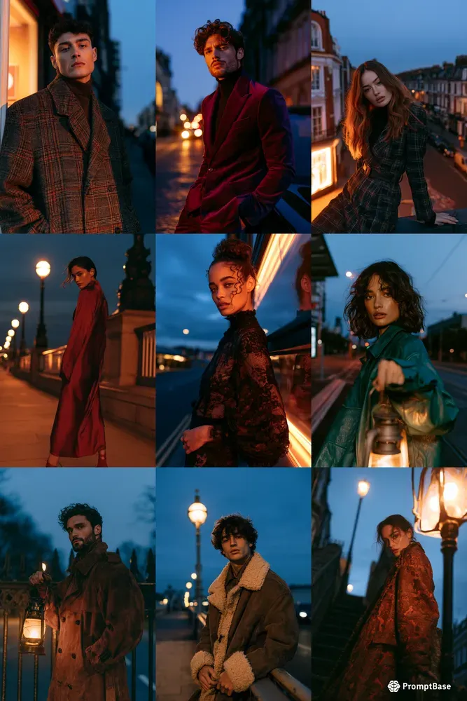 Blue Hour Fashion Photography