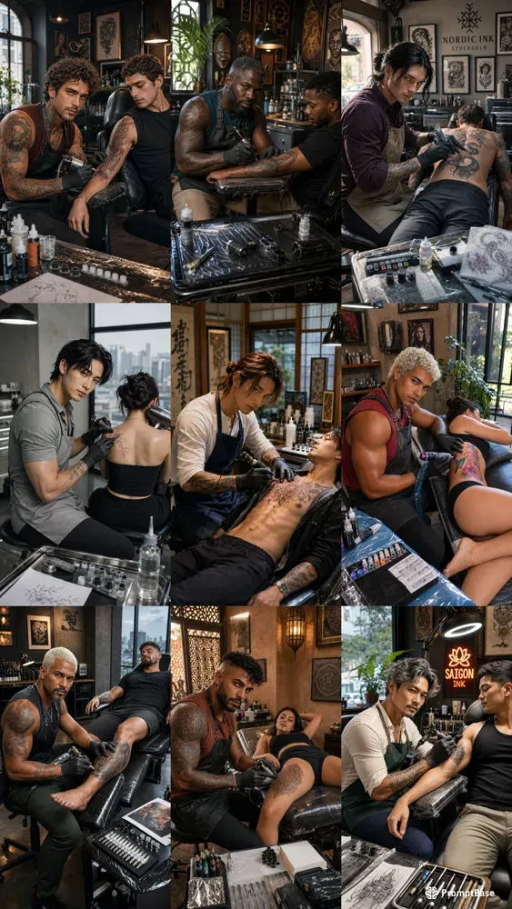 Beautiful Tattoo Artists