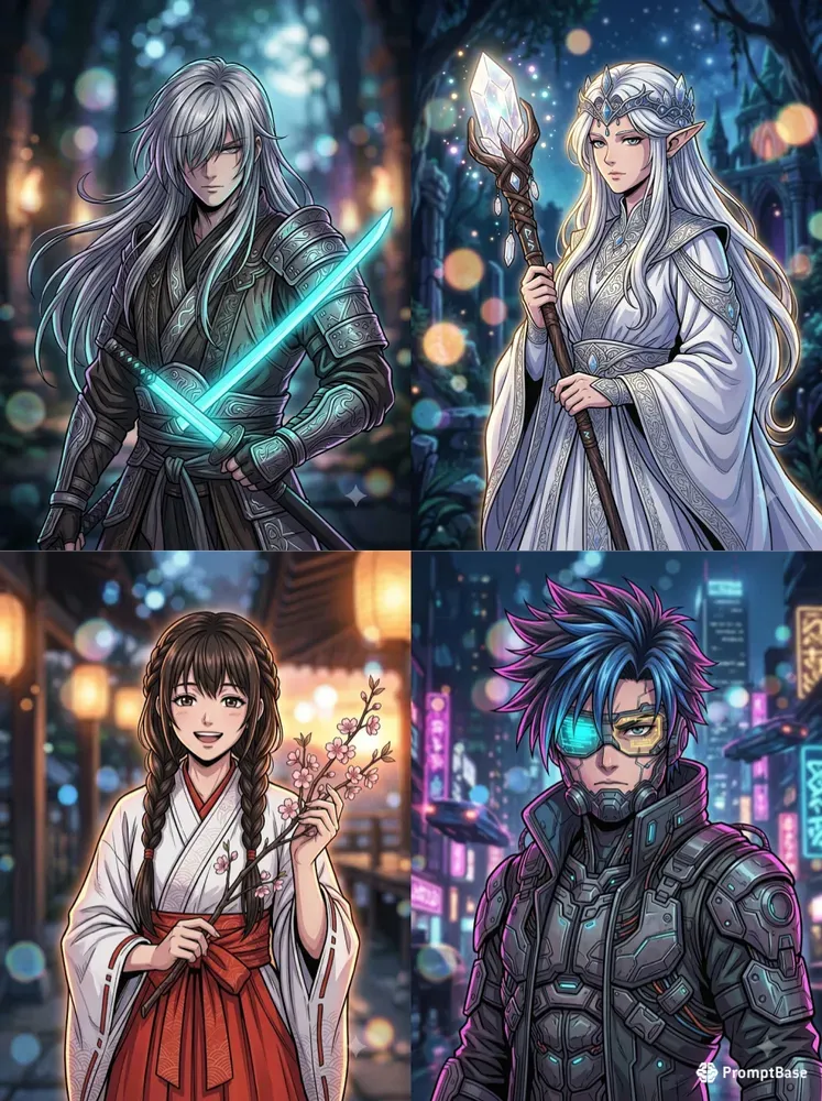 Anime Character Portraits