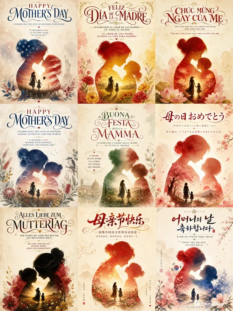 Global Mothers Day Posters