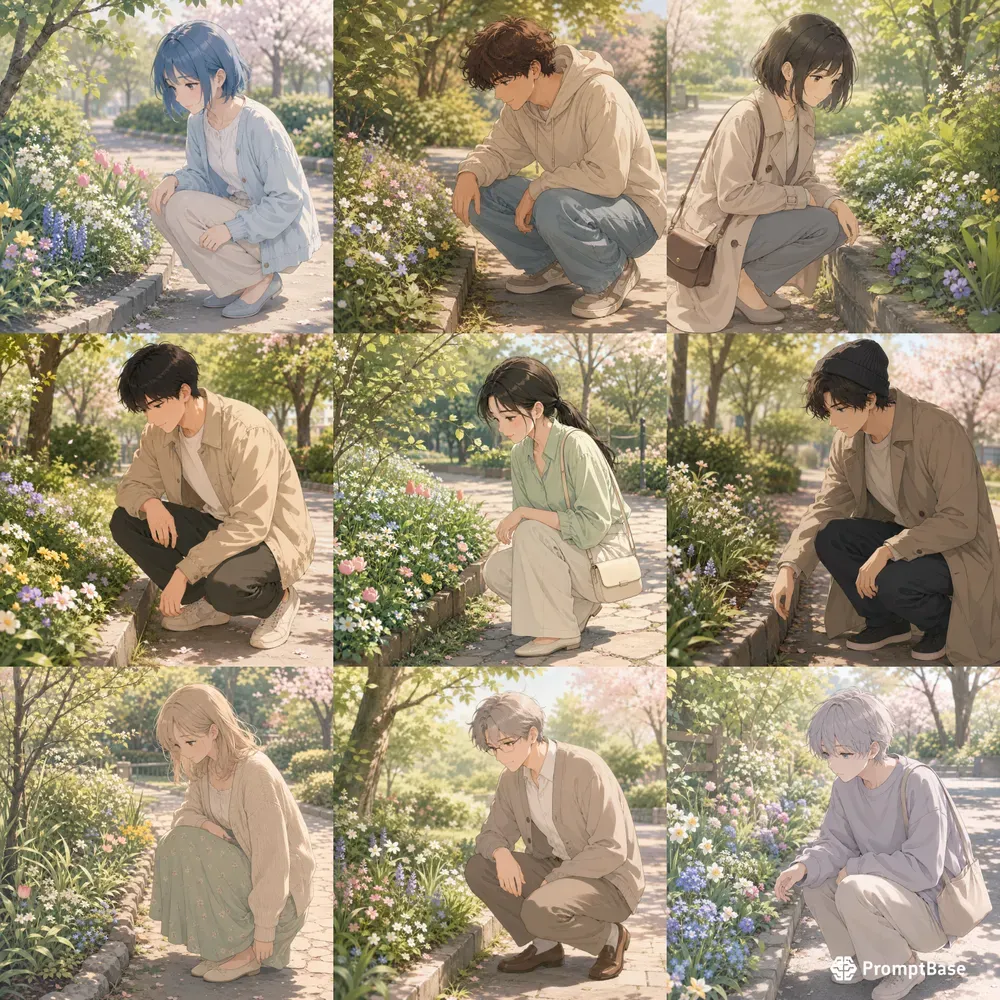 Soft Anime Flower Observations
