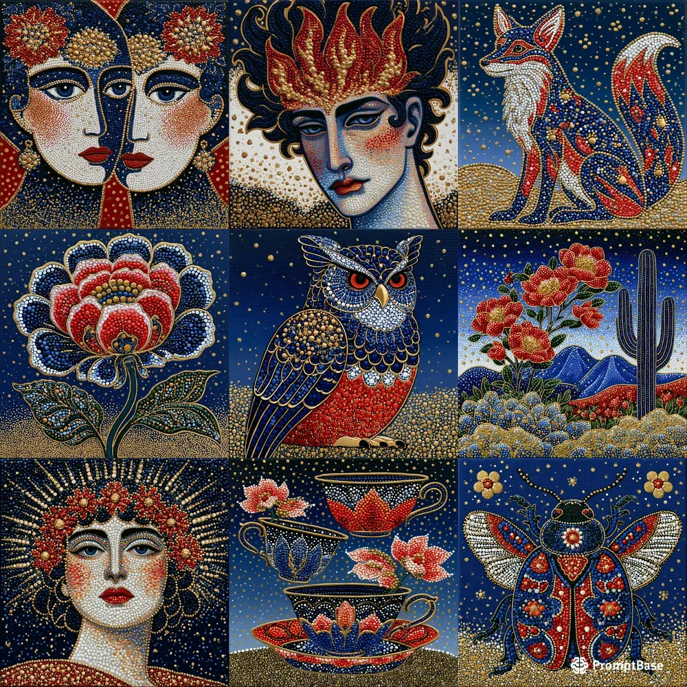 Celestial Folk Jewel Art