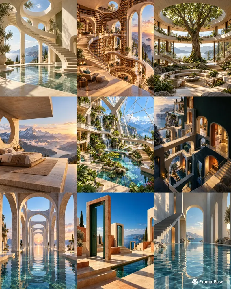 Surreal Dream Architectures