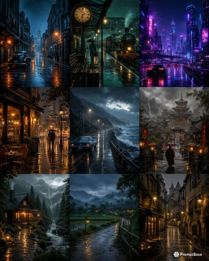 Rain Atmosphere Artwork Creators
